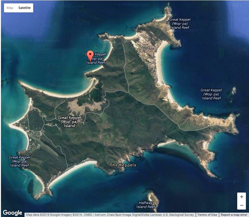 Dreamtime Sail Trapped at Great Keppel Island