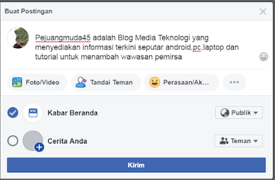 Cara Membuat Tulisan Hitam Tebal Di Status Facebook (FB) Tanpa Aplikasi