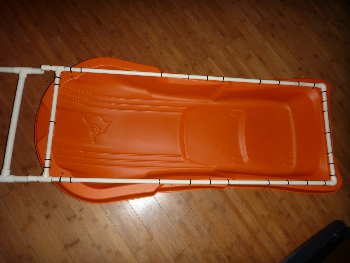 Outdoor Jay Building a Pulk Sled