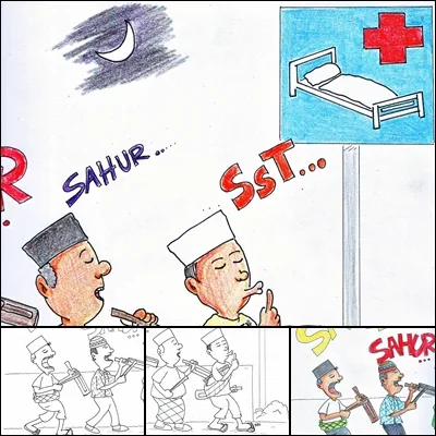 Kartun Ramadhan (behind the scene dalam partisipasi di 