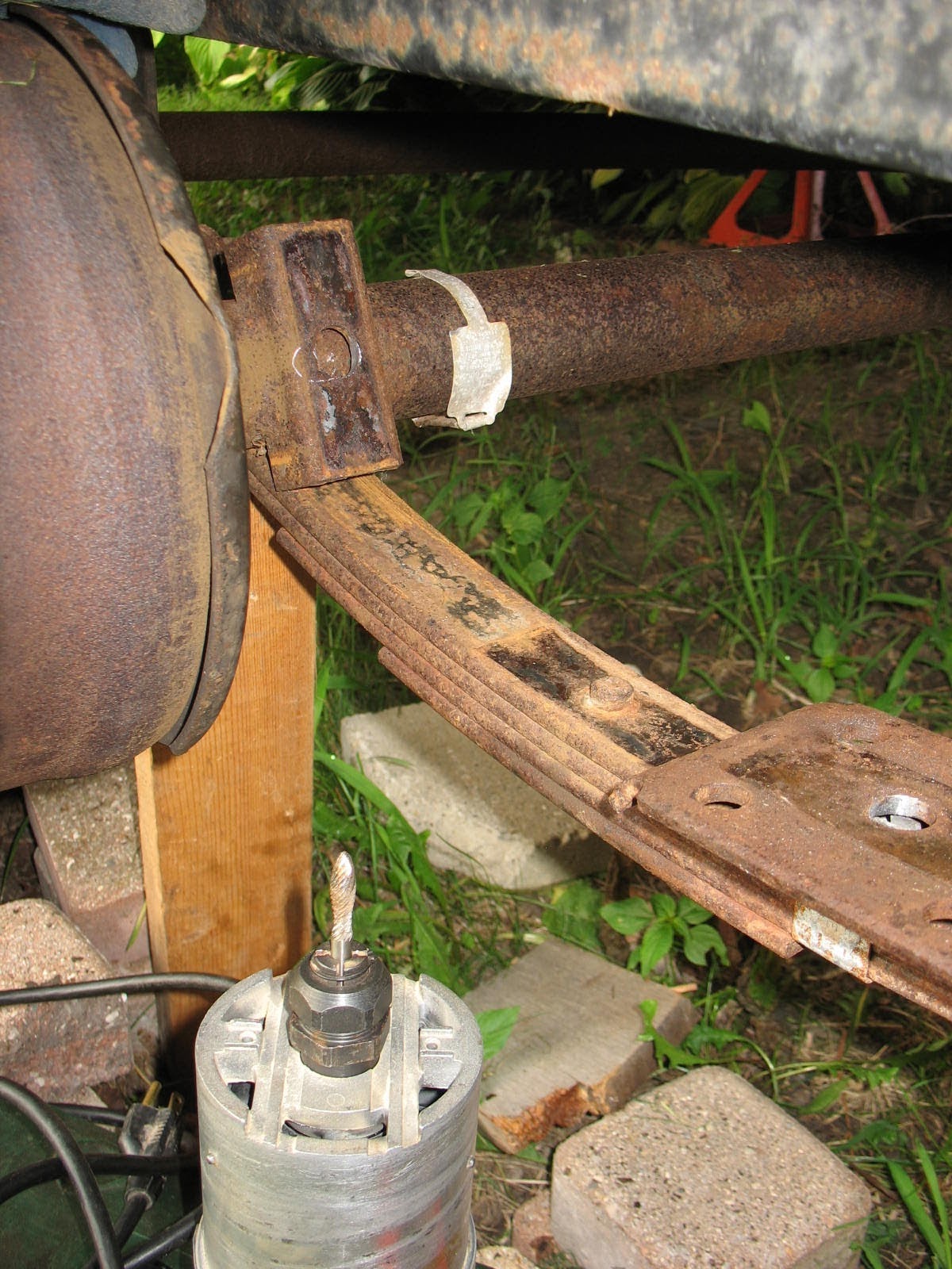 Into The Transporter Trailer wheel alignment