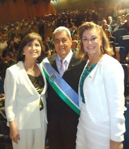Governador de Mato Grosso do Sul, André Puccinelli e esposa Beth