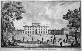 The Villa del Poggio Imperiale, as depicted by the 18th century Florentine printmaker Giuseppe Zocchi