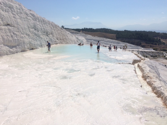 And Pamukkale the kind of place you just want to be happy.