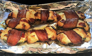 Bacon wrapped Pepperoni Stuffed Jalapeno Poppers by Easy Life Meal and Party Planning