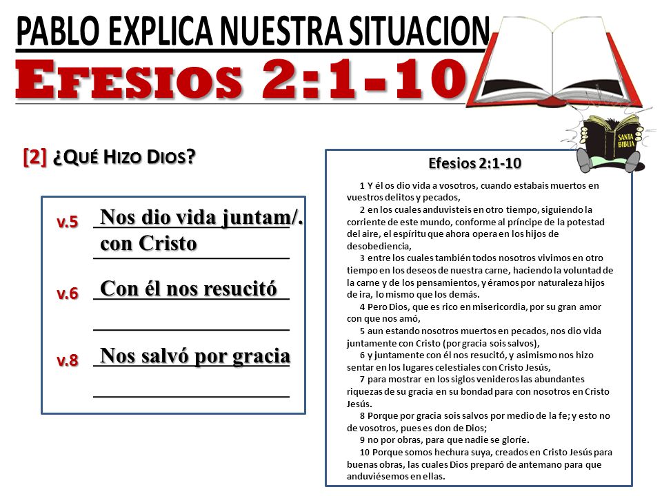 LA BIBLIA DICE Efesios 2110