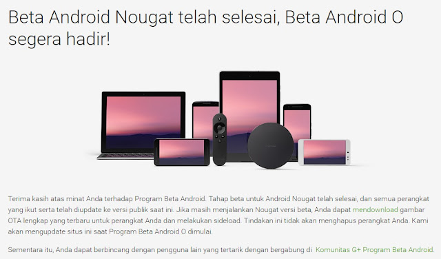 Google buka pendaftaran uji coba Android O, alias Android OREO Google buka pendaftaran uji coba Android O, alias Android OREO