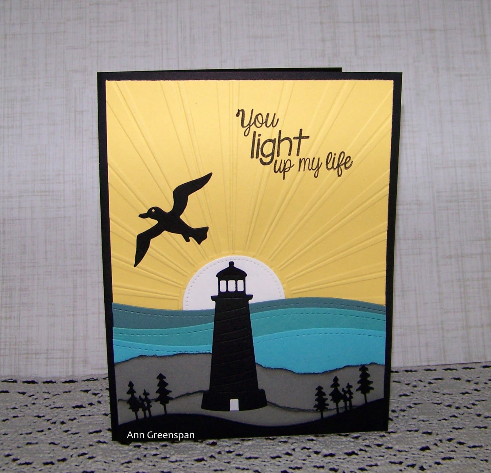 Ann Greenspan's Crafts Lighthouse Cards