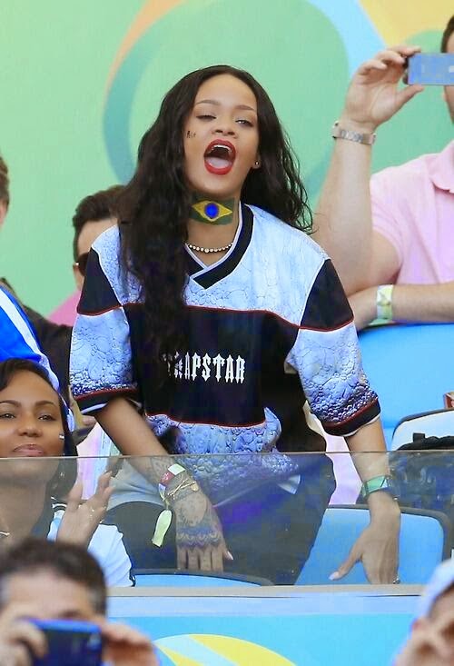 Pics: Rihanna, Mick Jagger, Beckham, others at 2014 World Cup final