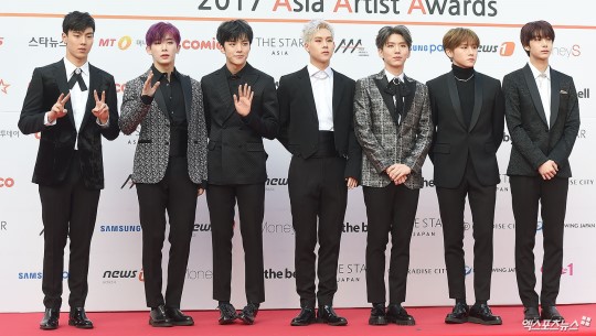 오늘자 AAA 시상식 레드카펫 몬스타엑스.jpg | 인스티즈