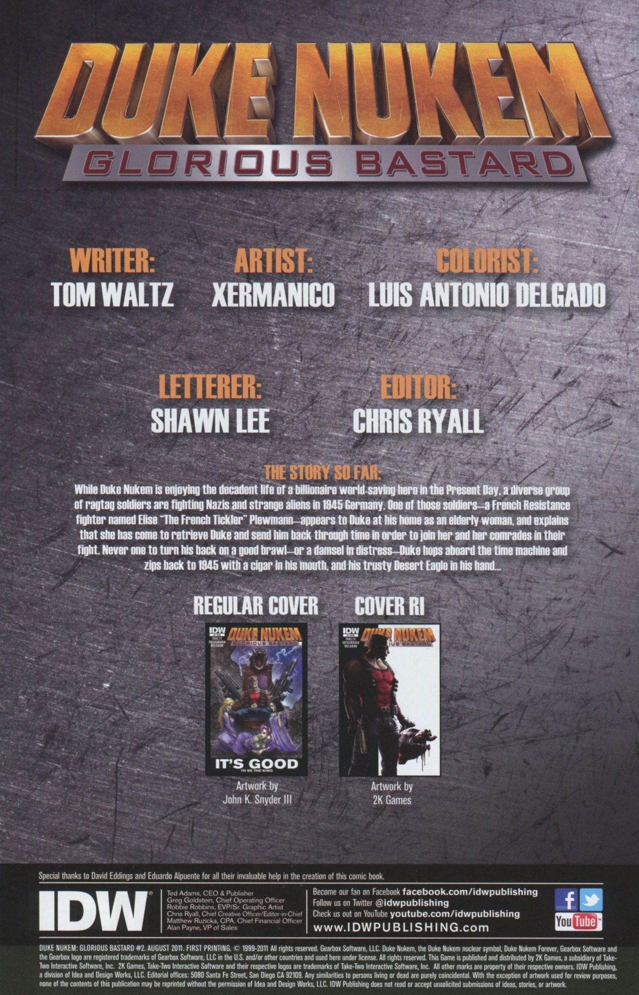 Read online Duke Nukem: Glorious Bastard comic -  Issue #2 - 2