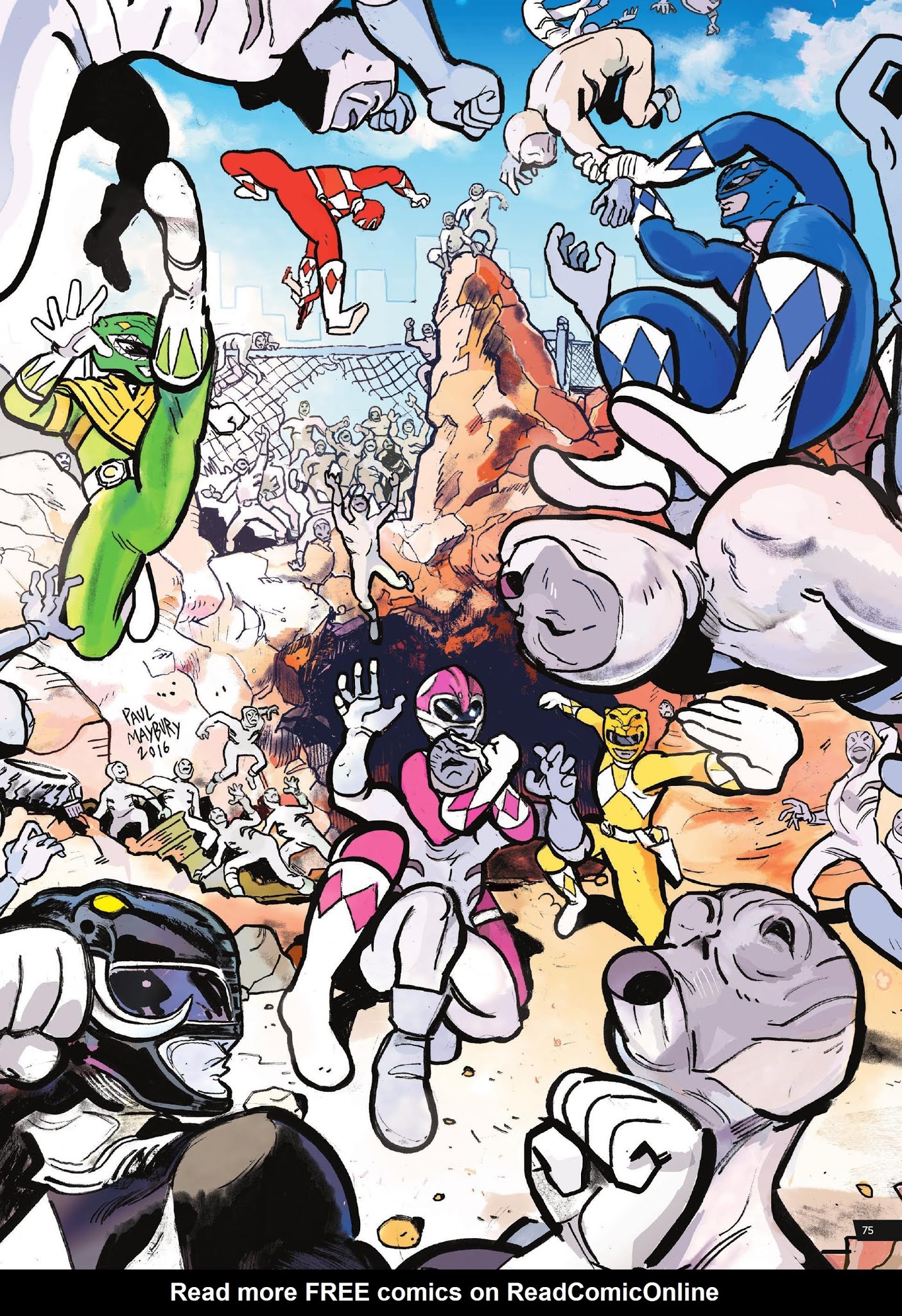 Read online Saban's Power Rangers Artist Tribute comic -  Issue # TPB - 70