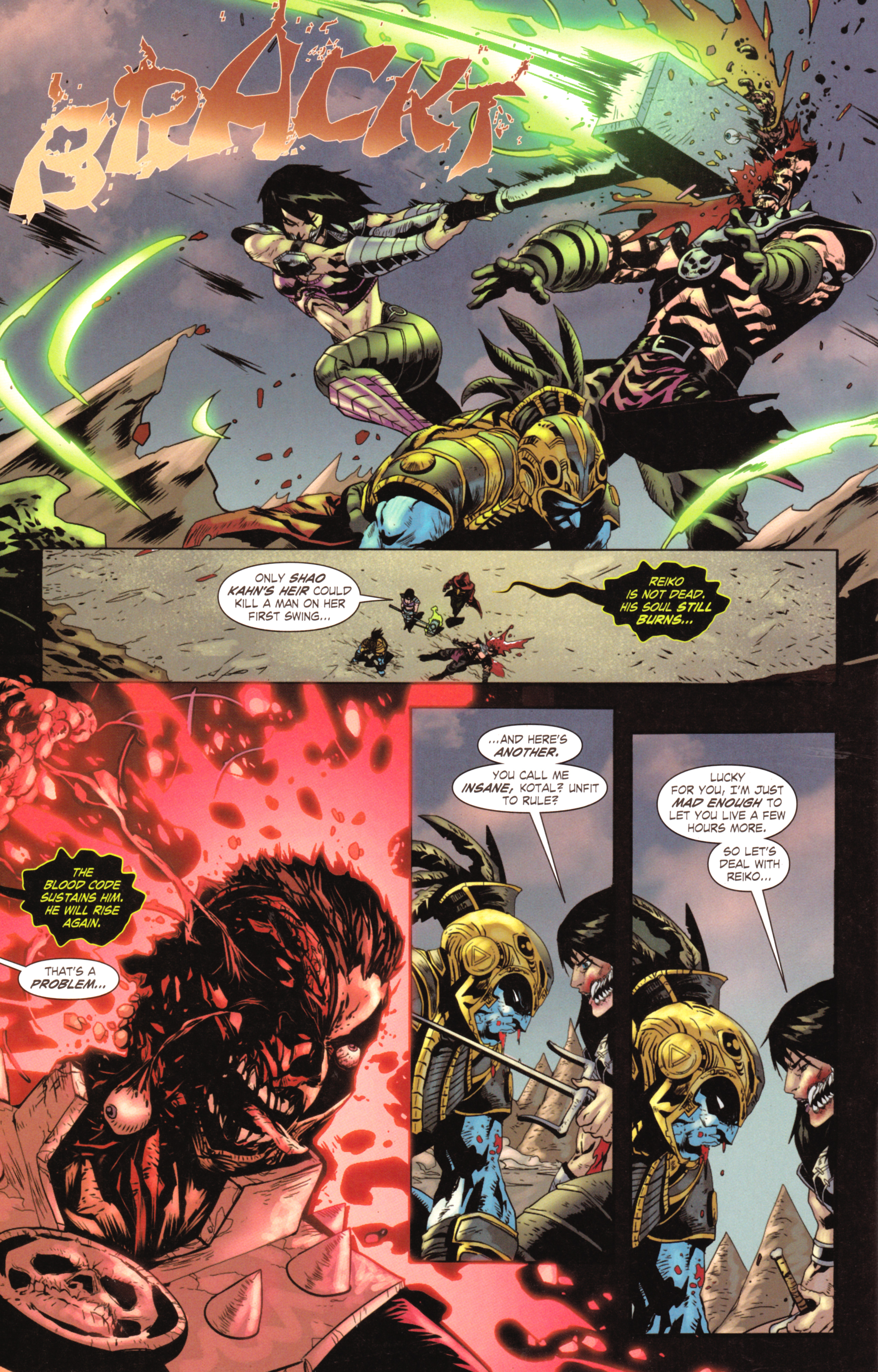 Read online Mortal Kombat X [II] comic -  Issue #9 - 22