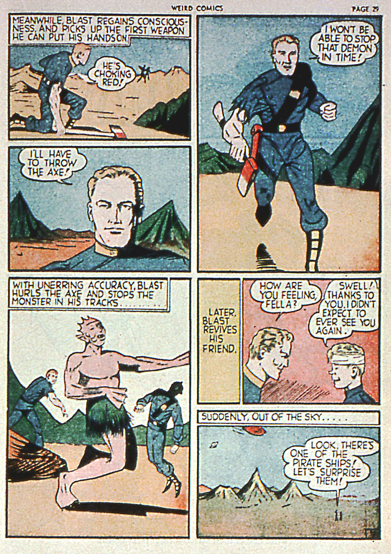 Read online Weird Comics comic -  Issue #1 - 29