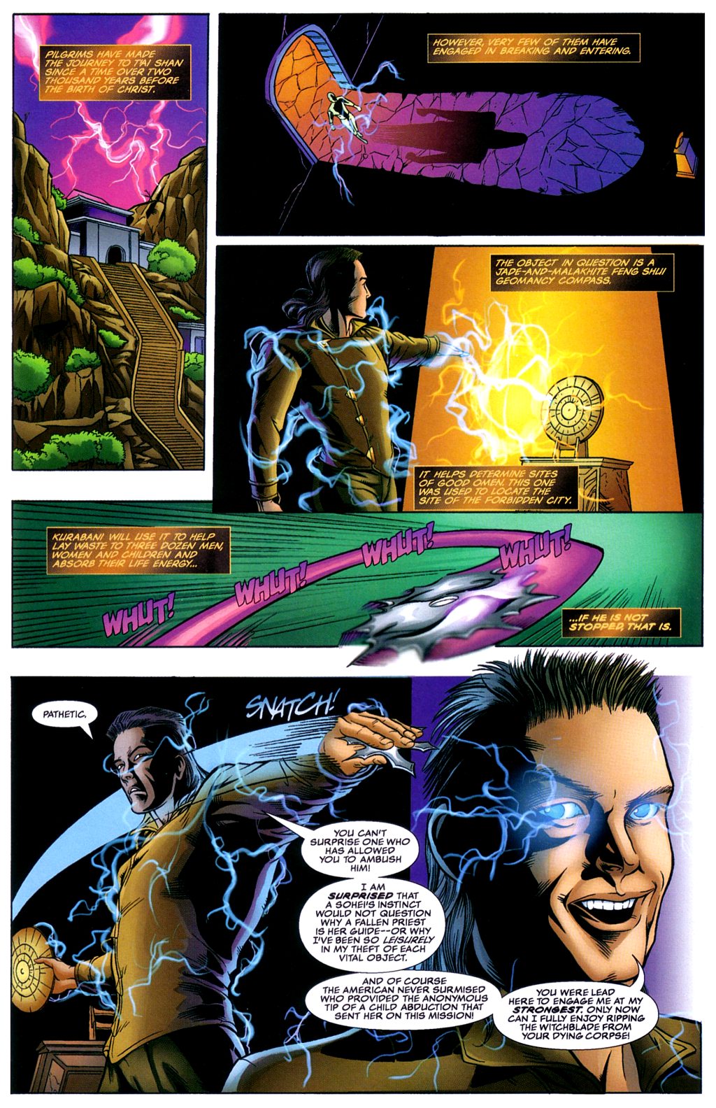 Read online Tomoe/Witchblade: Fire Sermon comic -  Issue # Full - 32