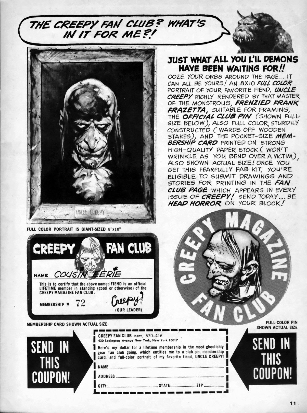 Creepy (1964) Issue #16 #16 - English 11