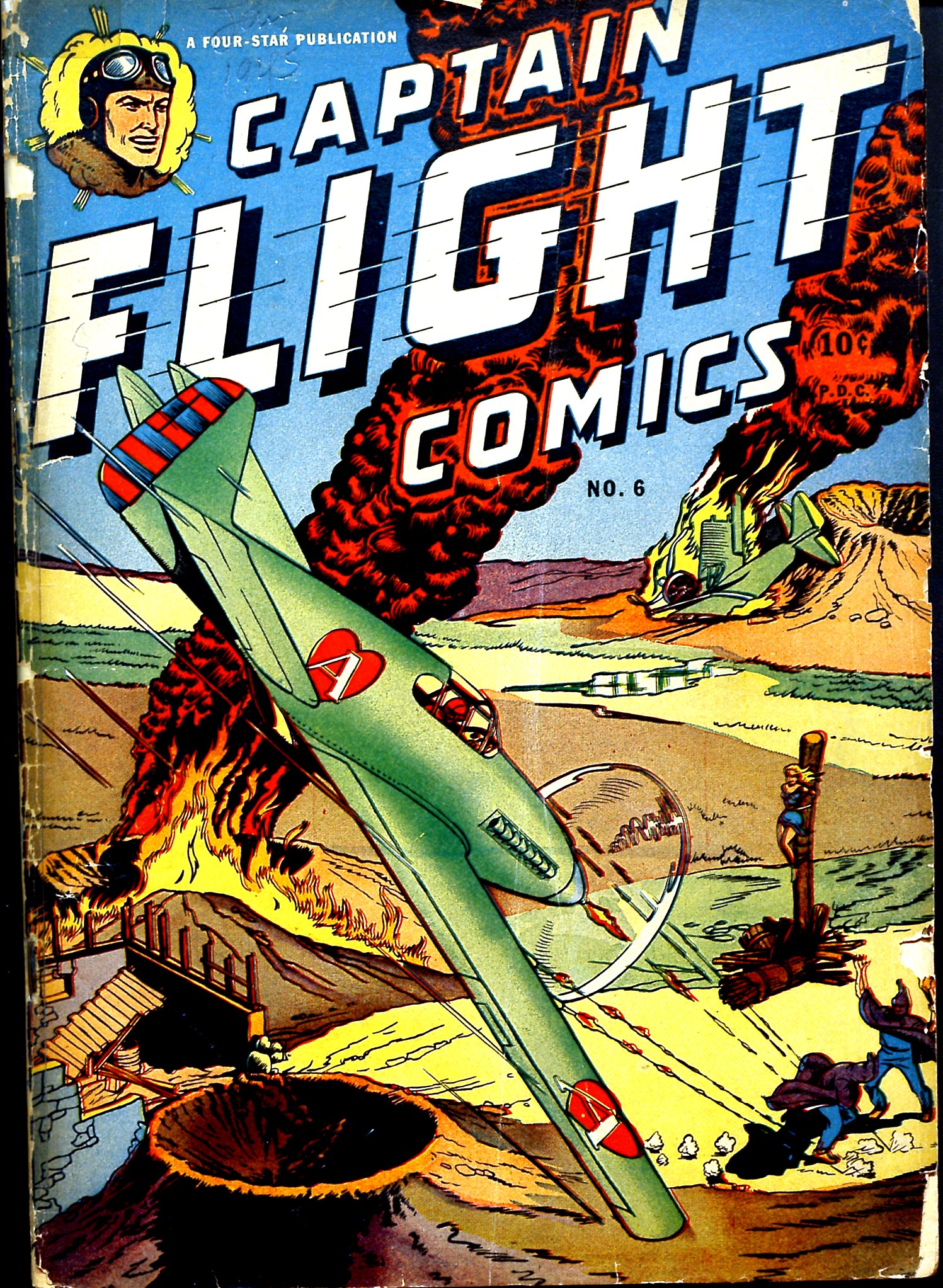 Read online Captain Flight Comics comic -  Issue #6 - 1