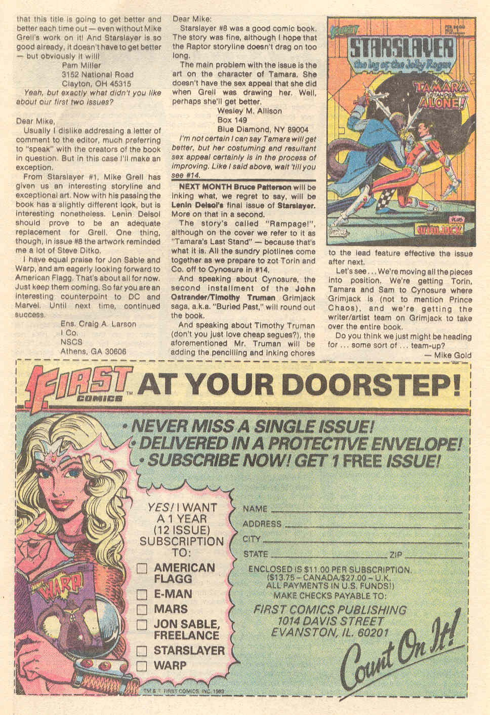 Read online Starslayer comic -  Issue #12 - 32