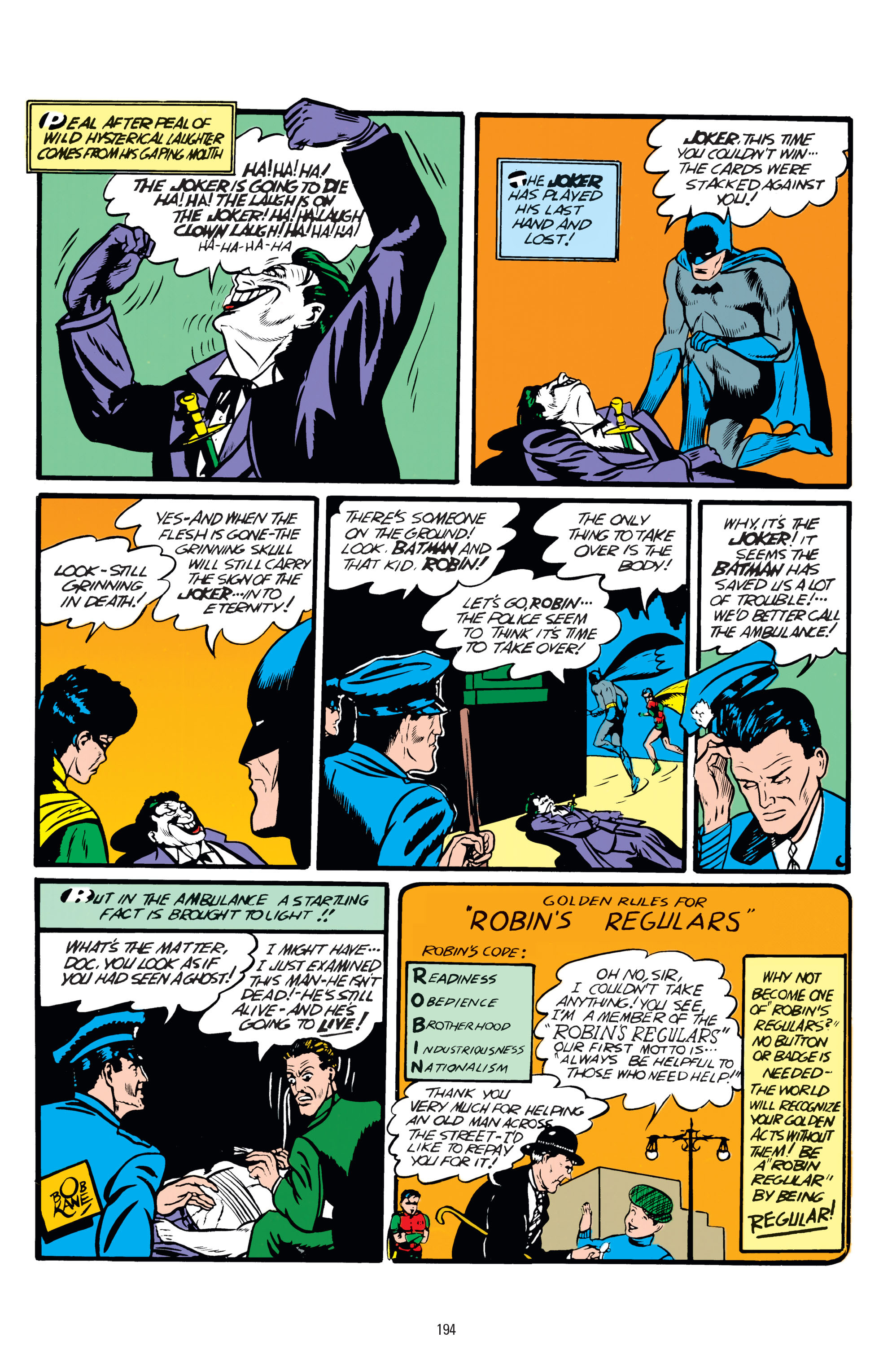 Read online Batman: The Golden Age Omnibus comic -  Issue # TPB 1 - 194