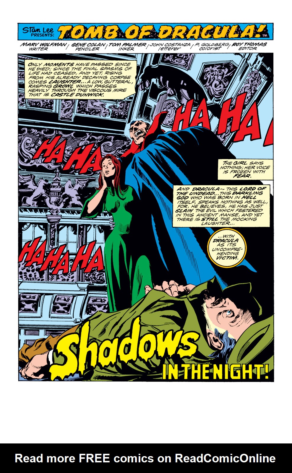 Read online Tomb of Dracula (1972) comic -  Issue #23 - 2