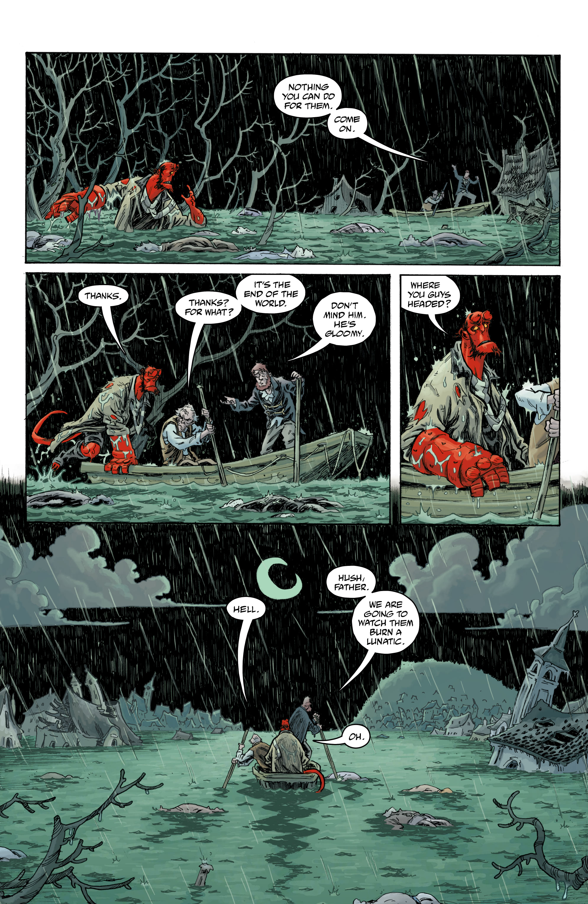 Read online Hellboy and the B.P.R.D.: Time is a River comic -  Issue # Full - 12