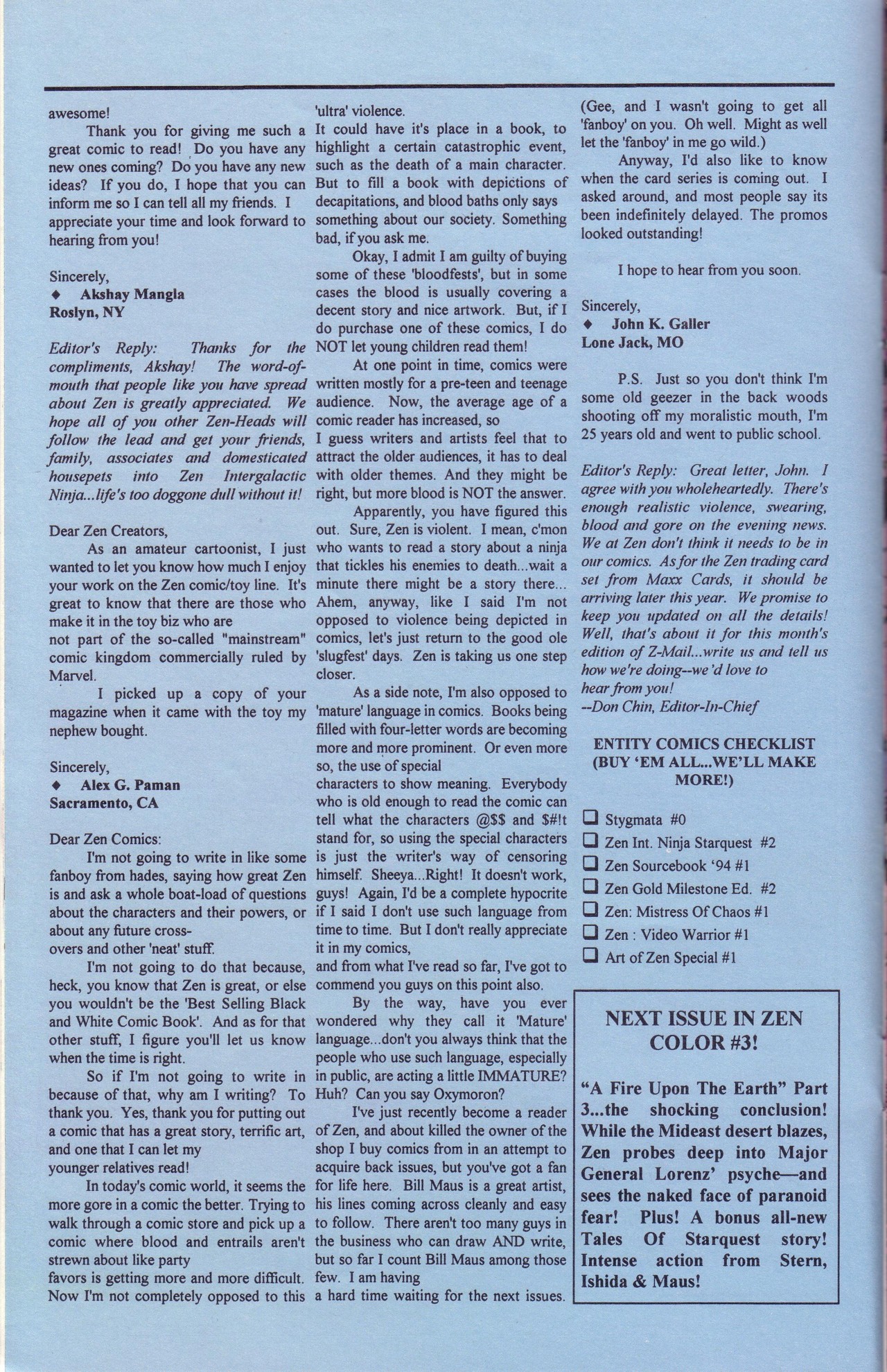 Read online Zen Intergalactic Ninja Color comic -  Issue #2 - 26