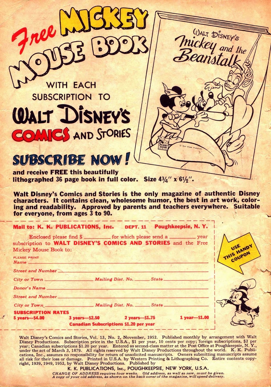 Walt Disney's Comics and Stories issue 146 - Page 2