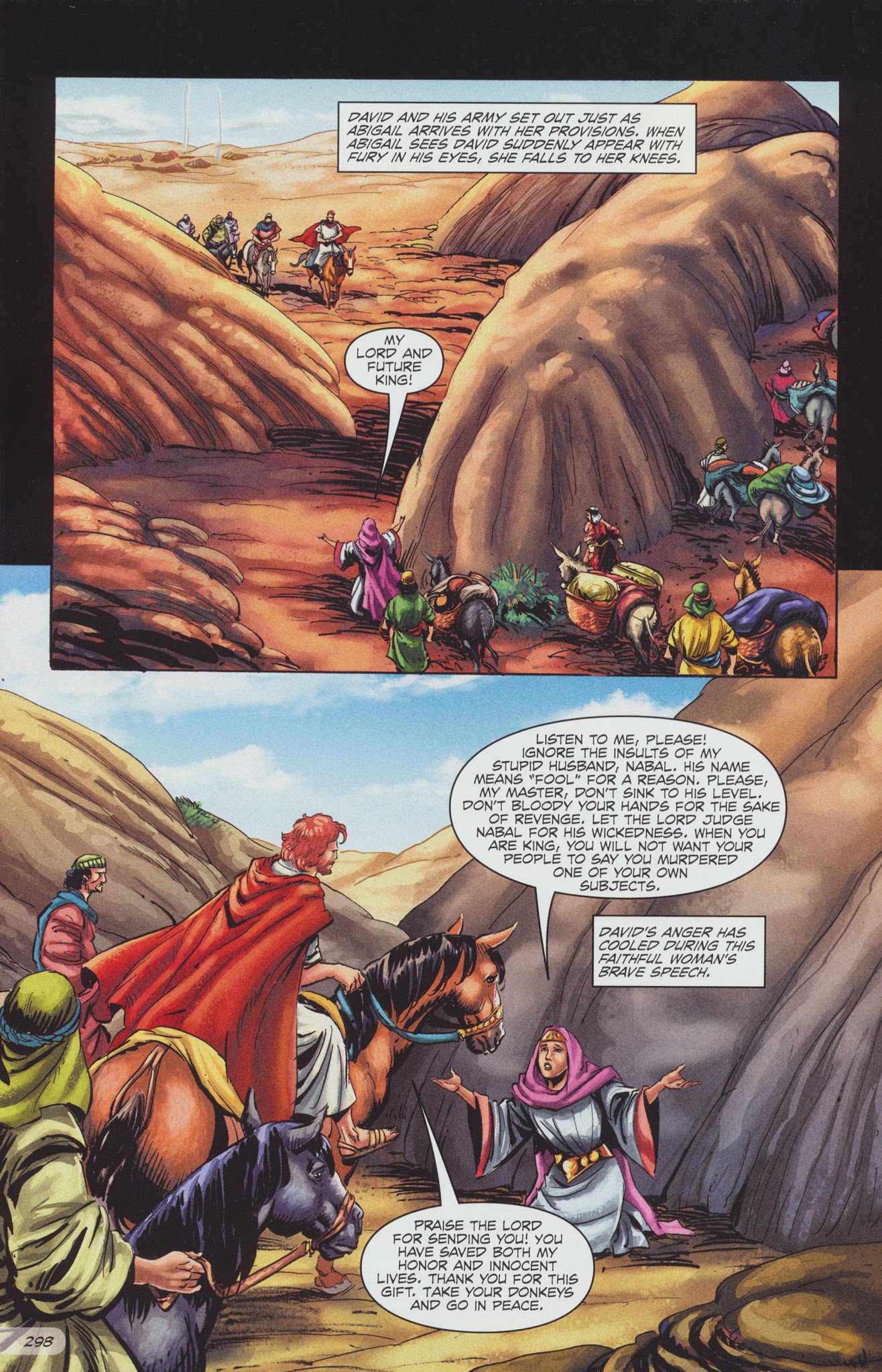 Read online The Action Bible comic -  Issue # TPB 1 - 302
