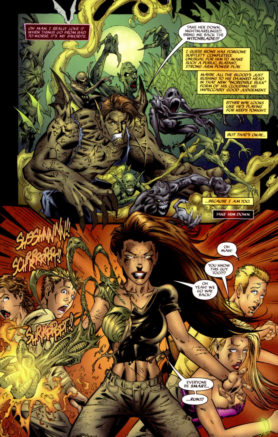 Read online Witchblade/Darkchylde comic -  Issue # Full - 13
