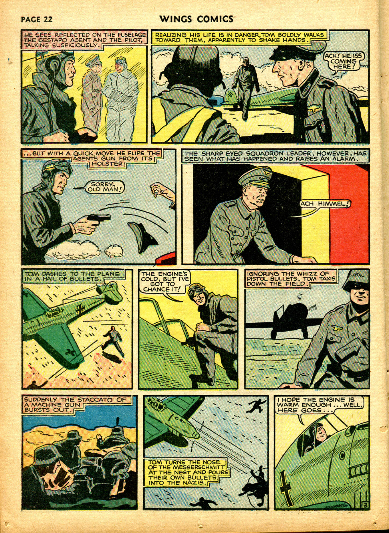 Read online Wings Comics comic -  Issue #6 - 24