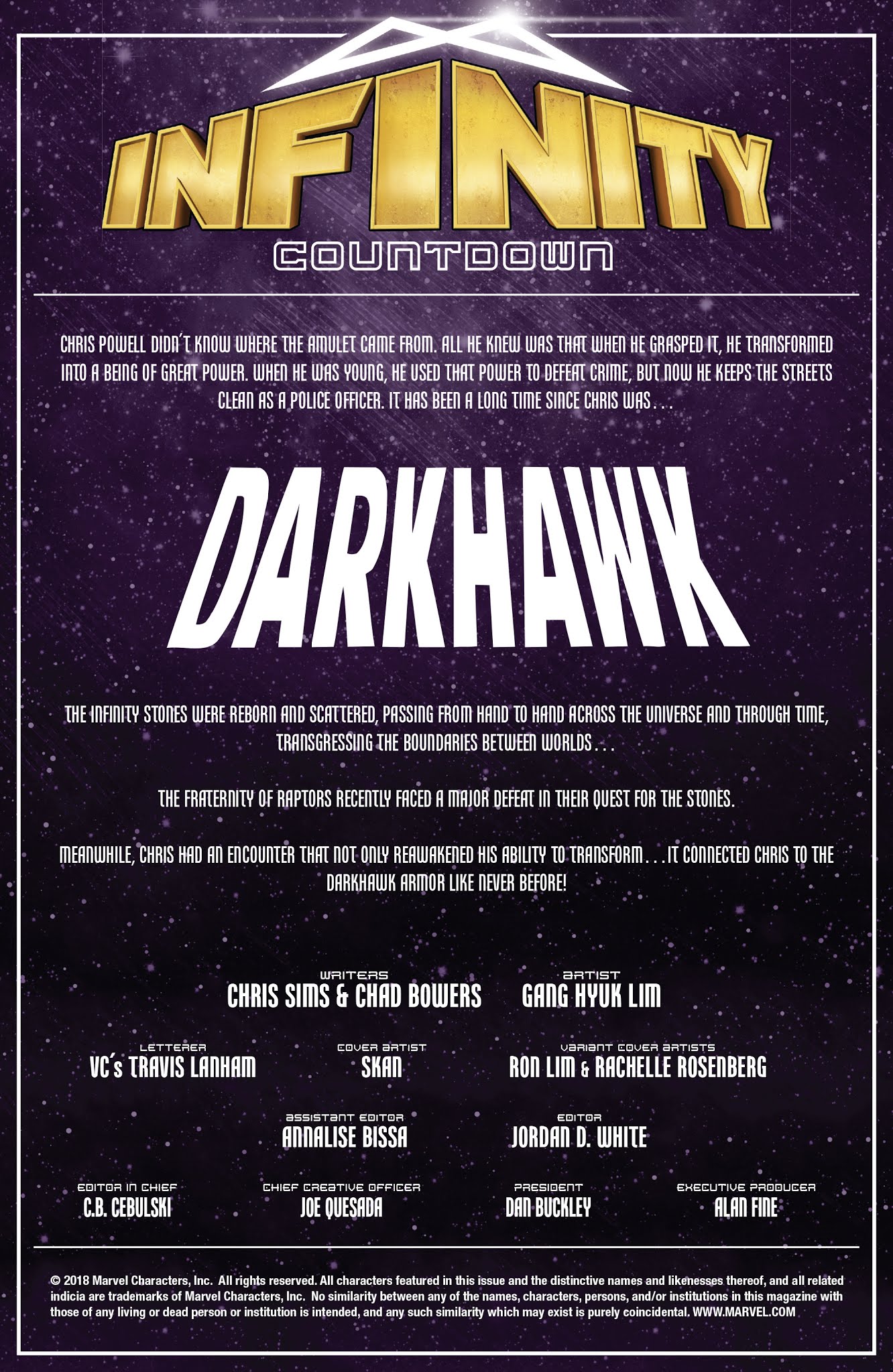 Read online Infinity Countdown: Darkhawk comic -  Issue #1 - 6