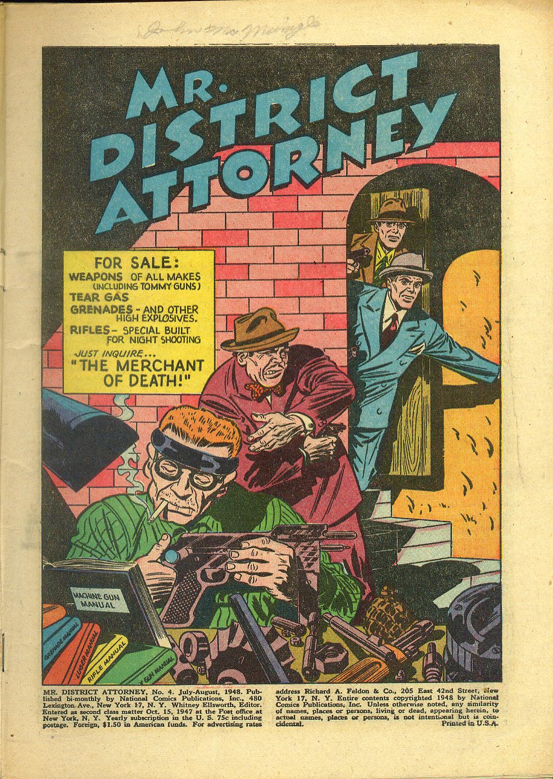 Read online Mr. District Attorney comic -  Issue #4 - 3