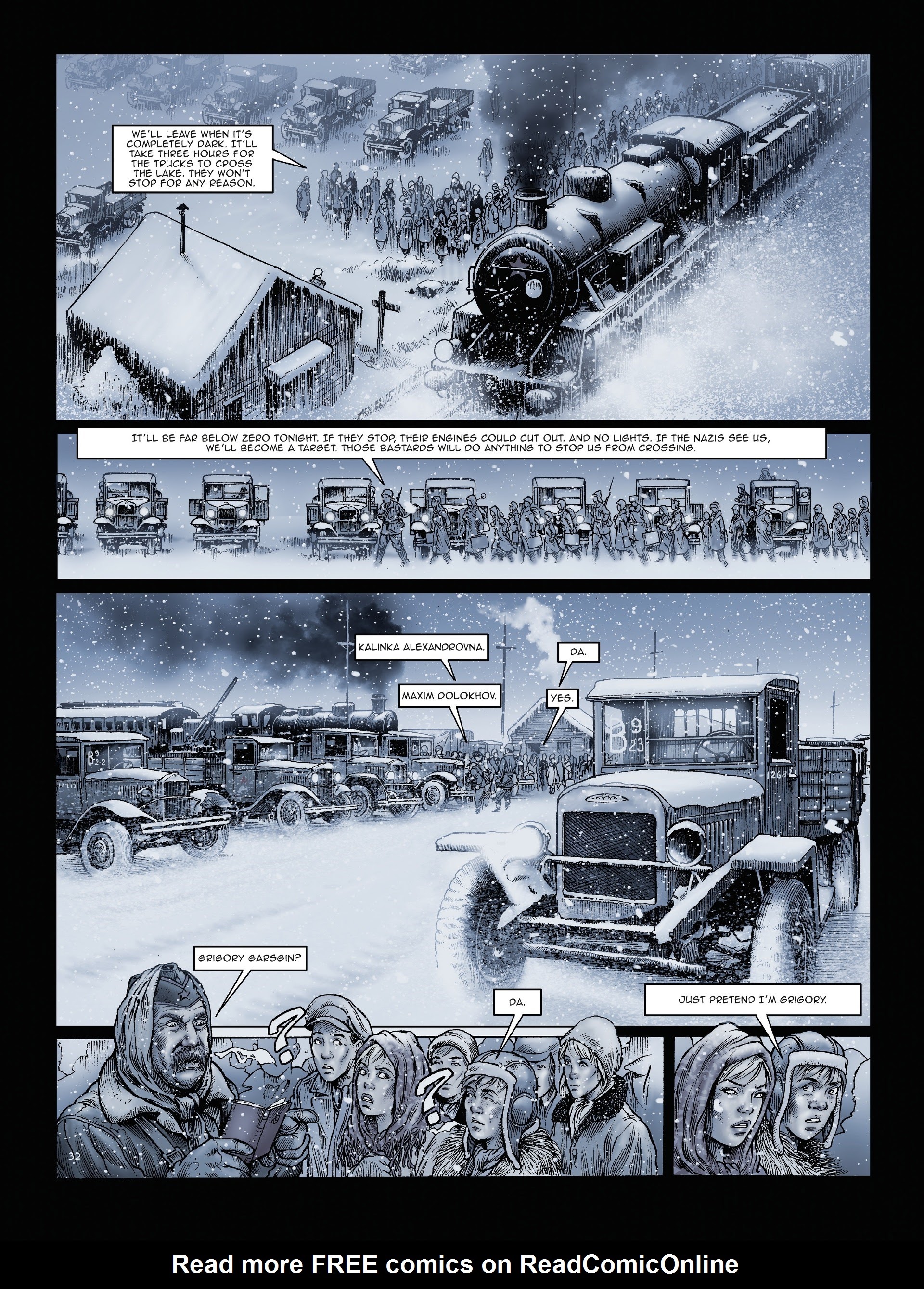 Read online The Lions of Leningrad comic -  Issue #2 - 34
