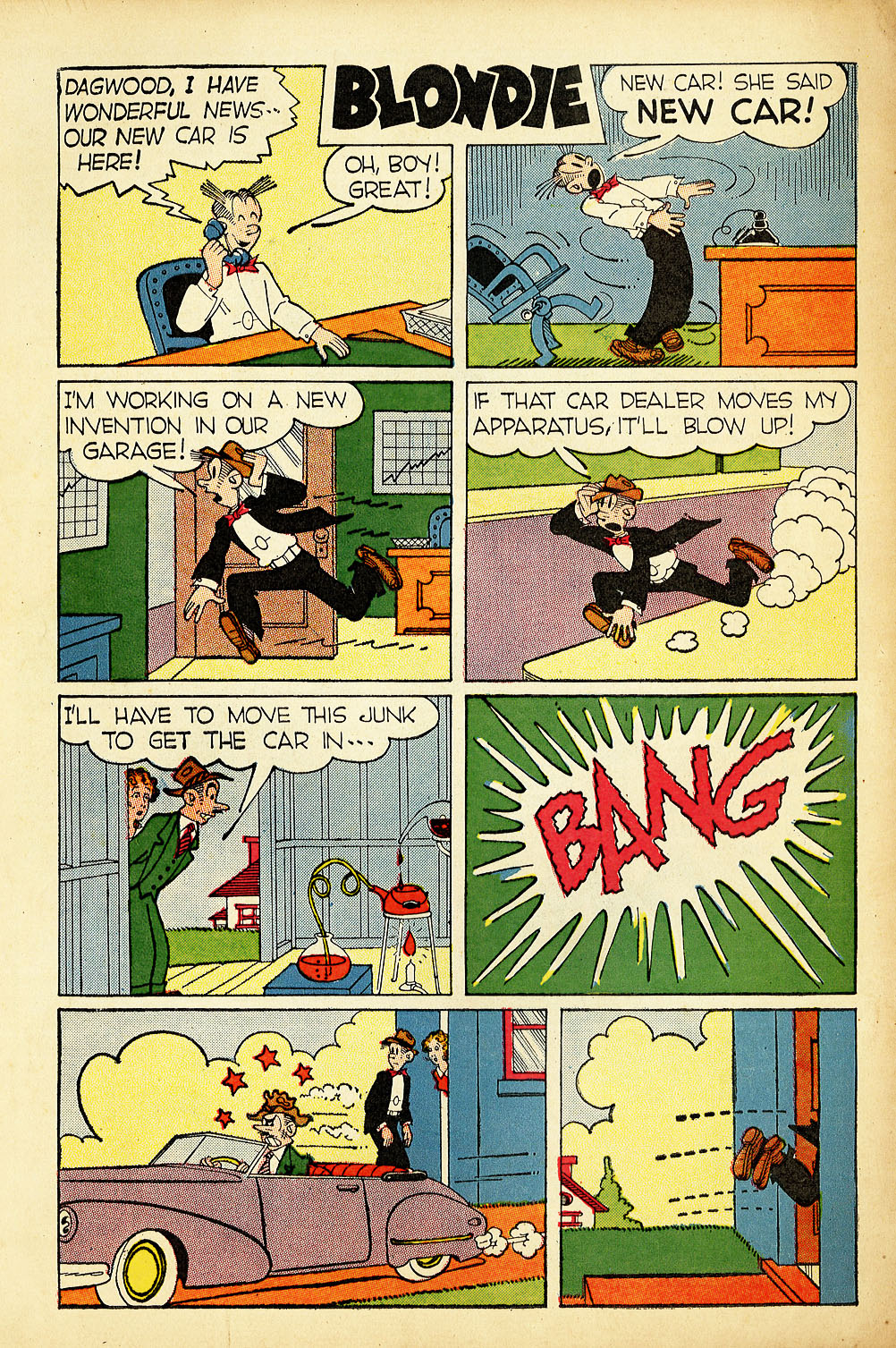 Read online Blondie Comics (1947) comic -  Issue #8 - 35
