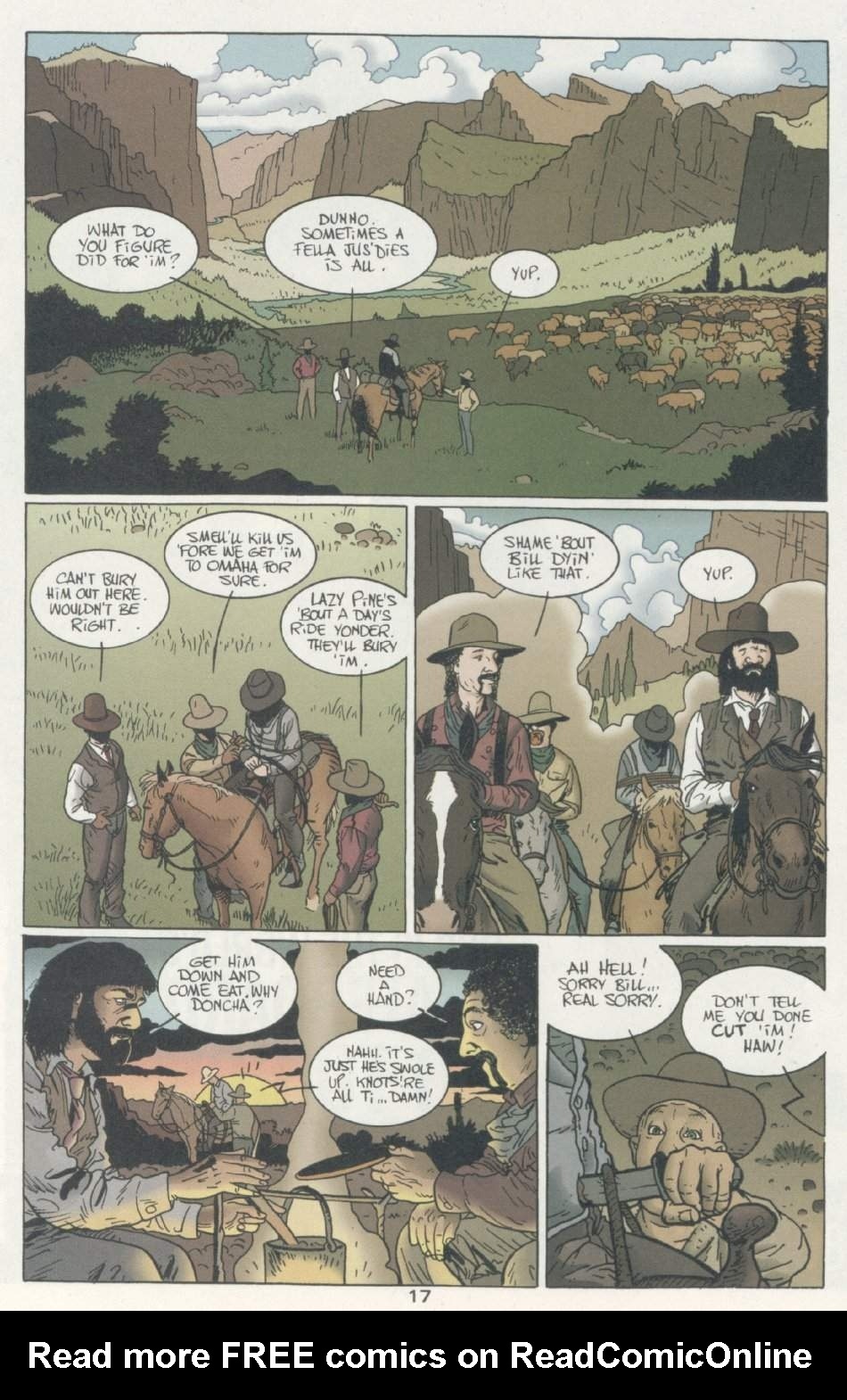 Read online Weird Western Tales (2001) comic -  Issue #4 - 19