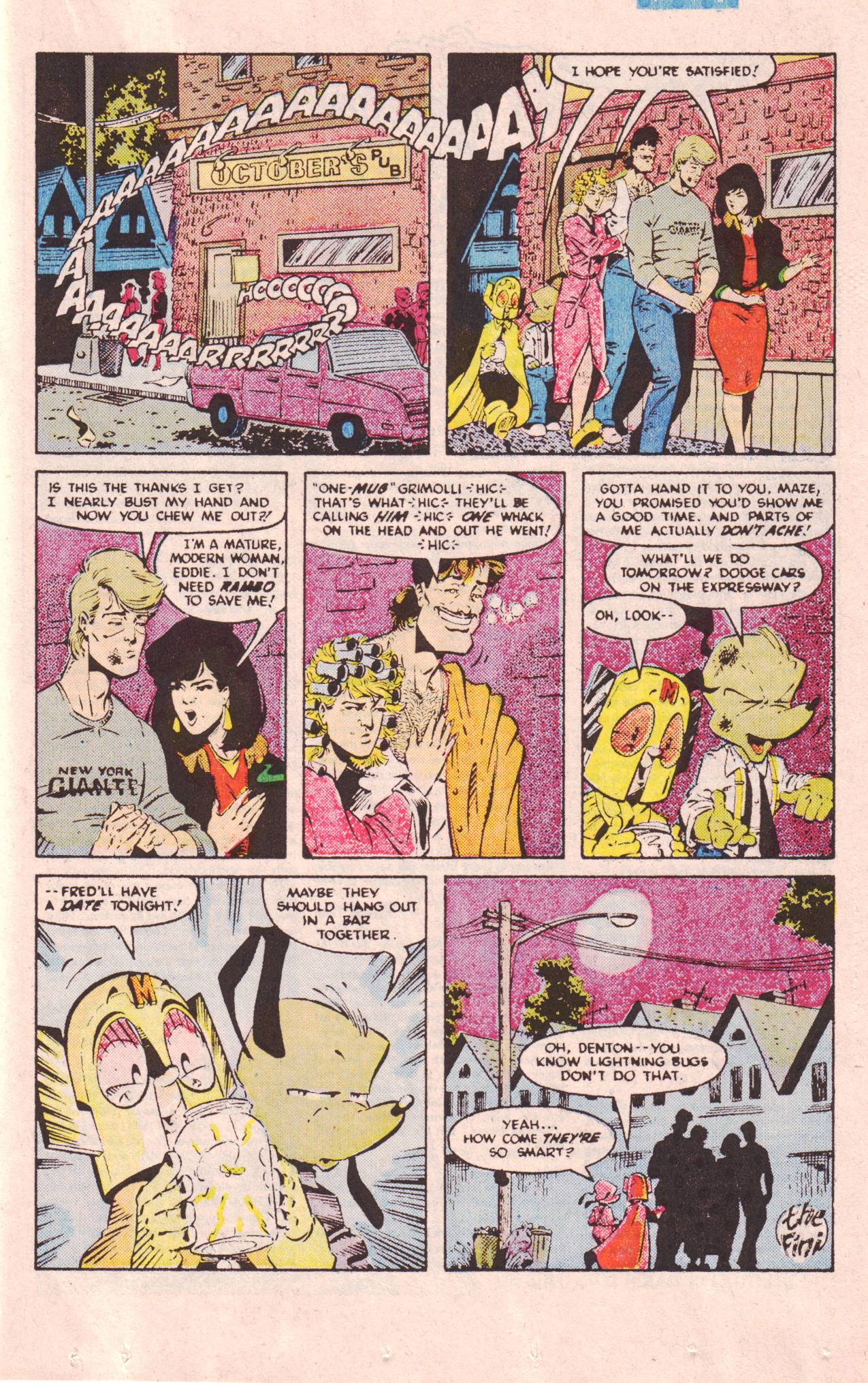 Read online 'Mazing Man comic -  Issue #7 - 16