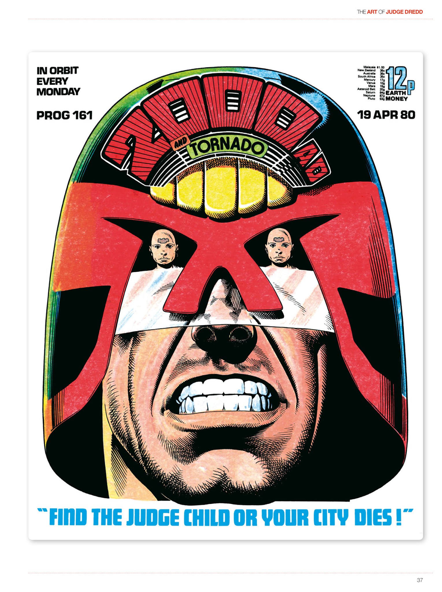 Read online The Art of Judge Dredd: Featuring 35 Years of Zarjaz Covers comic -  Issue # TPB (Part 1) - 38