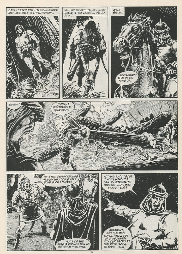 Read online The Savage Sword Of Conan comic -  Issue #189 - 52