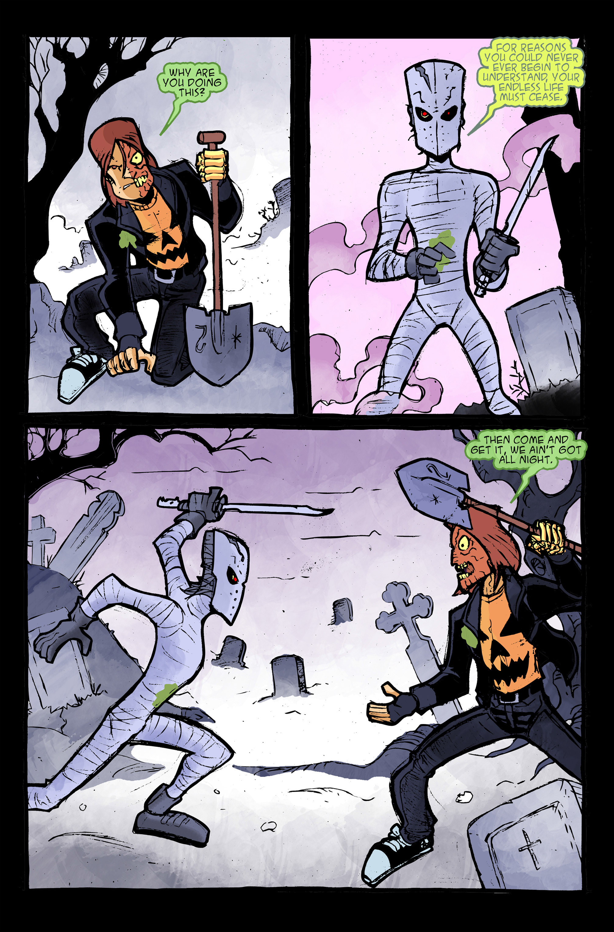 Read online Hack/Slash vs. Halloween Man Special comic -  Issue # Full - 61
