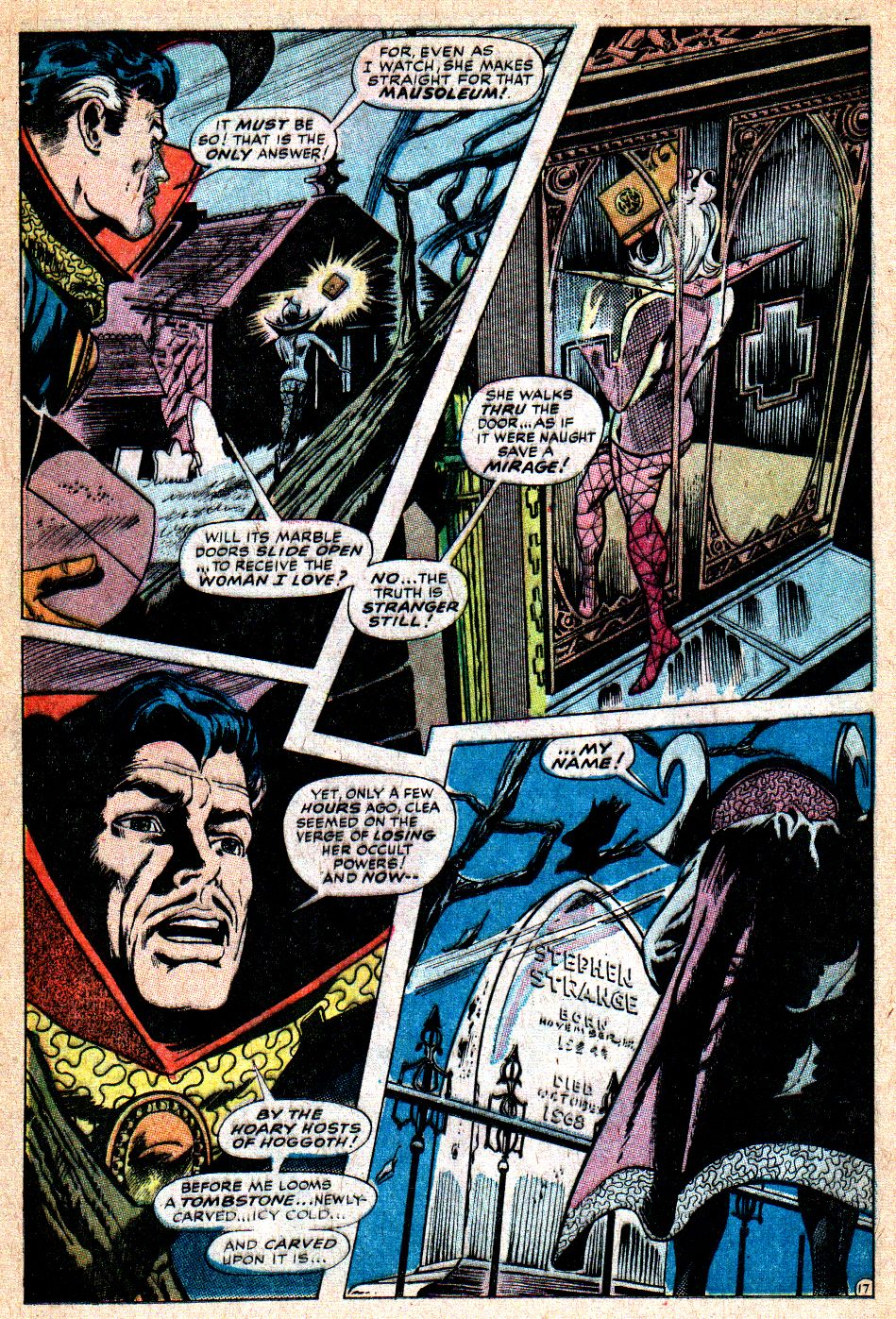 Read online Marvel Masterworks: Doctor Strange comic -  Issue # TPB 3 - 167