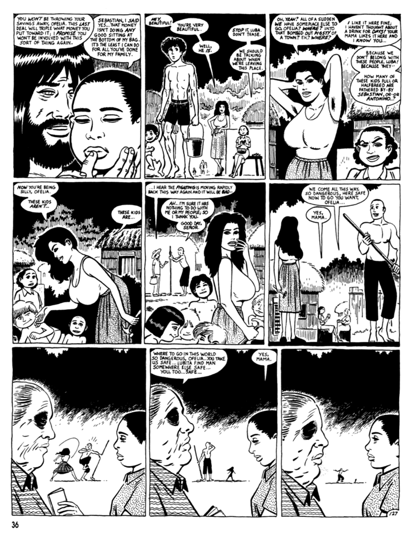Read online Love and Rockets (1982) comic -  Issue #40 - 38