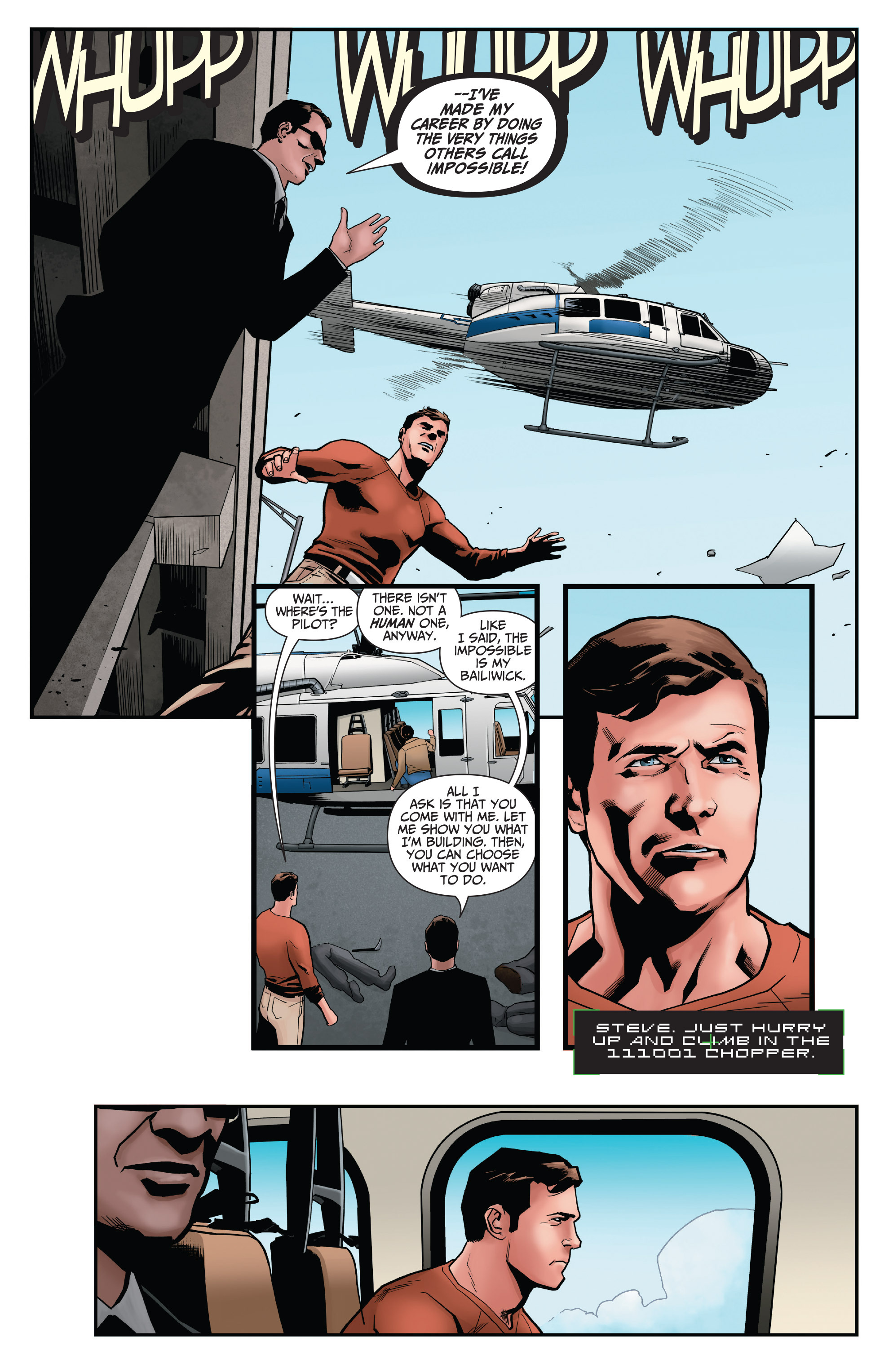 Read online The Six Million Dollar Man: Fall of Man comic -  Issue #2 - 4