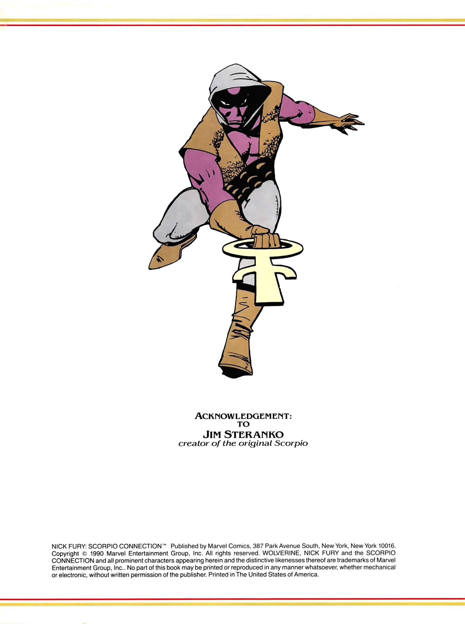 Read online Wolverine, Nick Fury: The Scorpio Connection comic -  Issue # TPB - 3