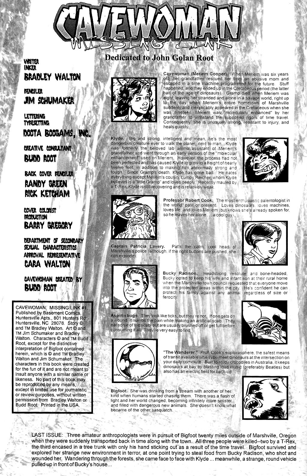 Read online Cavewoman: Missing Link comic -  Issue #2 - 2