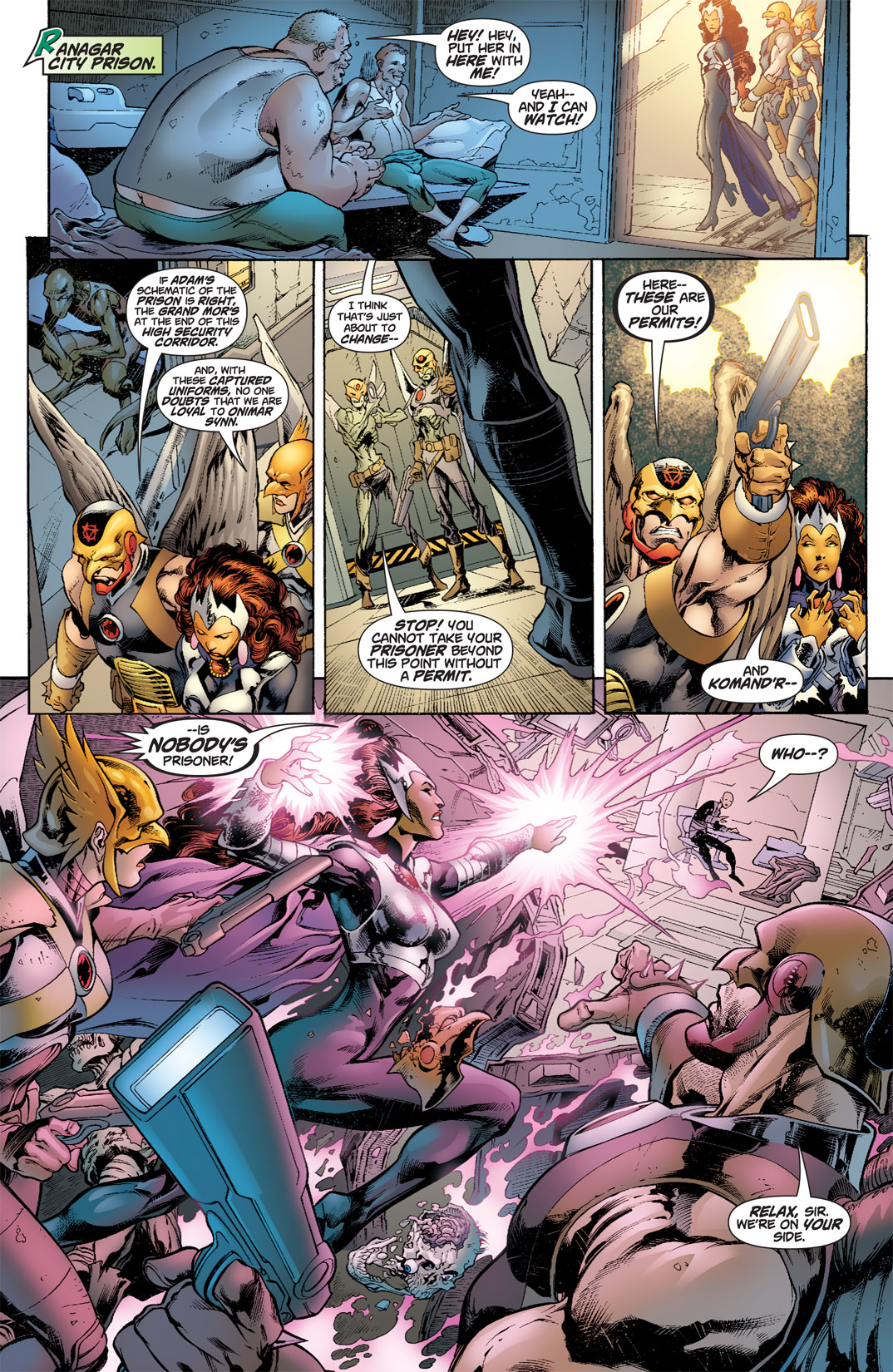 Read online Rann/Thanagar War comic -  Issue #5 - 8