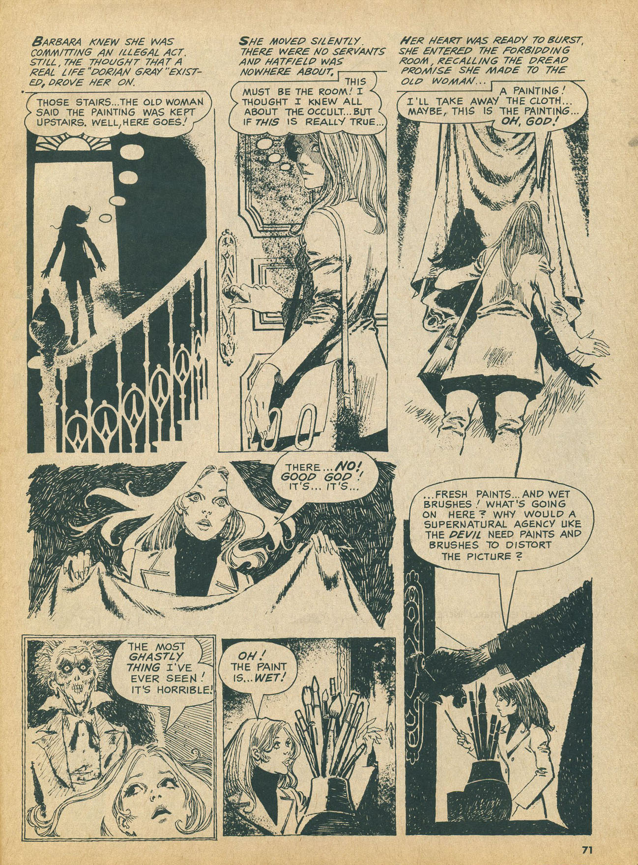 Read online Vampirella (1969) comic -  Issue #18 - 71