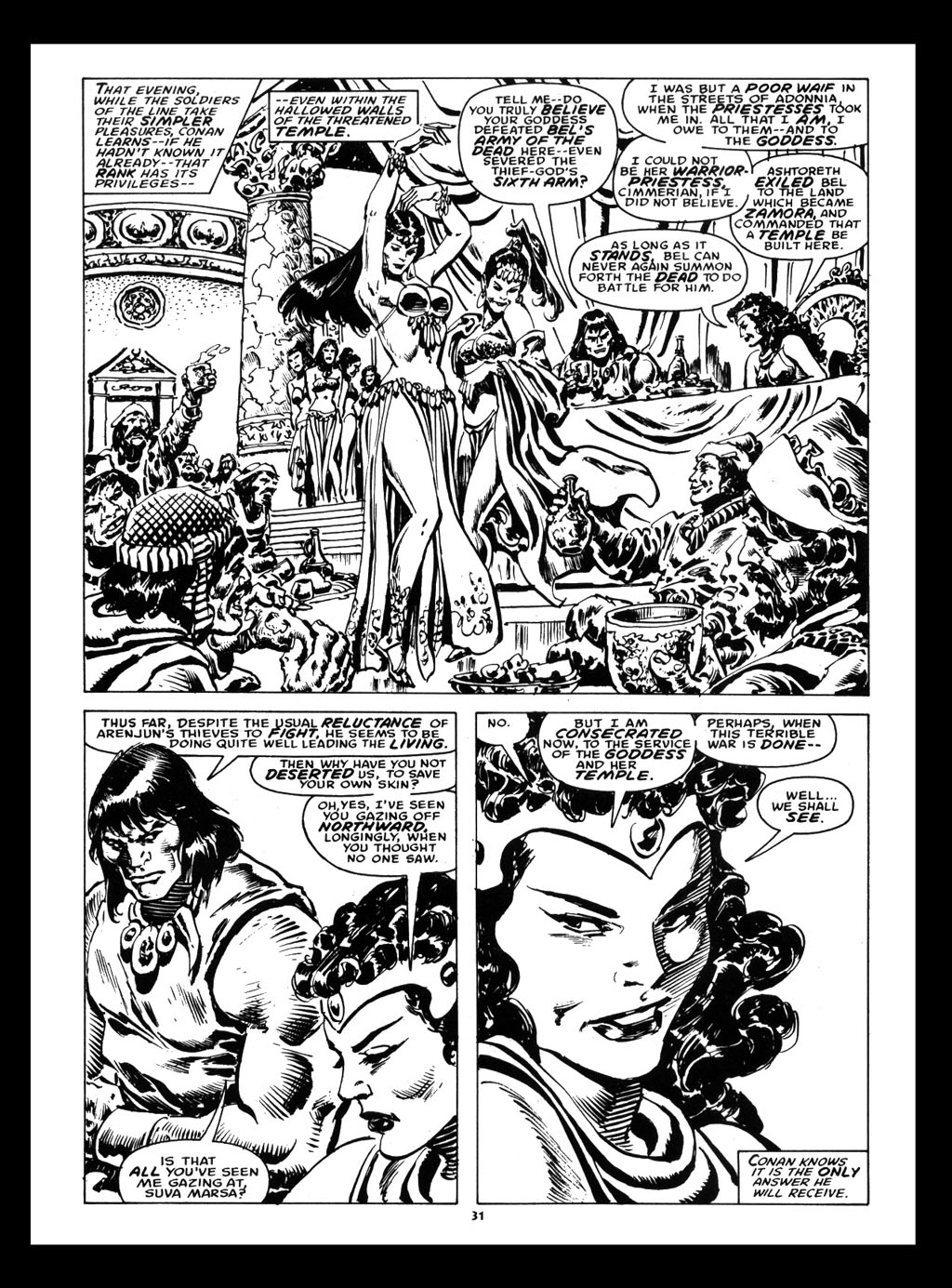 Read online The Savage Sword Of Conan comic -  Issue #212 - 32