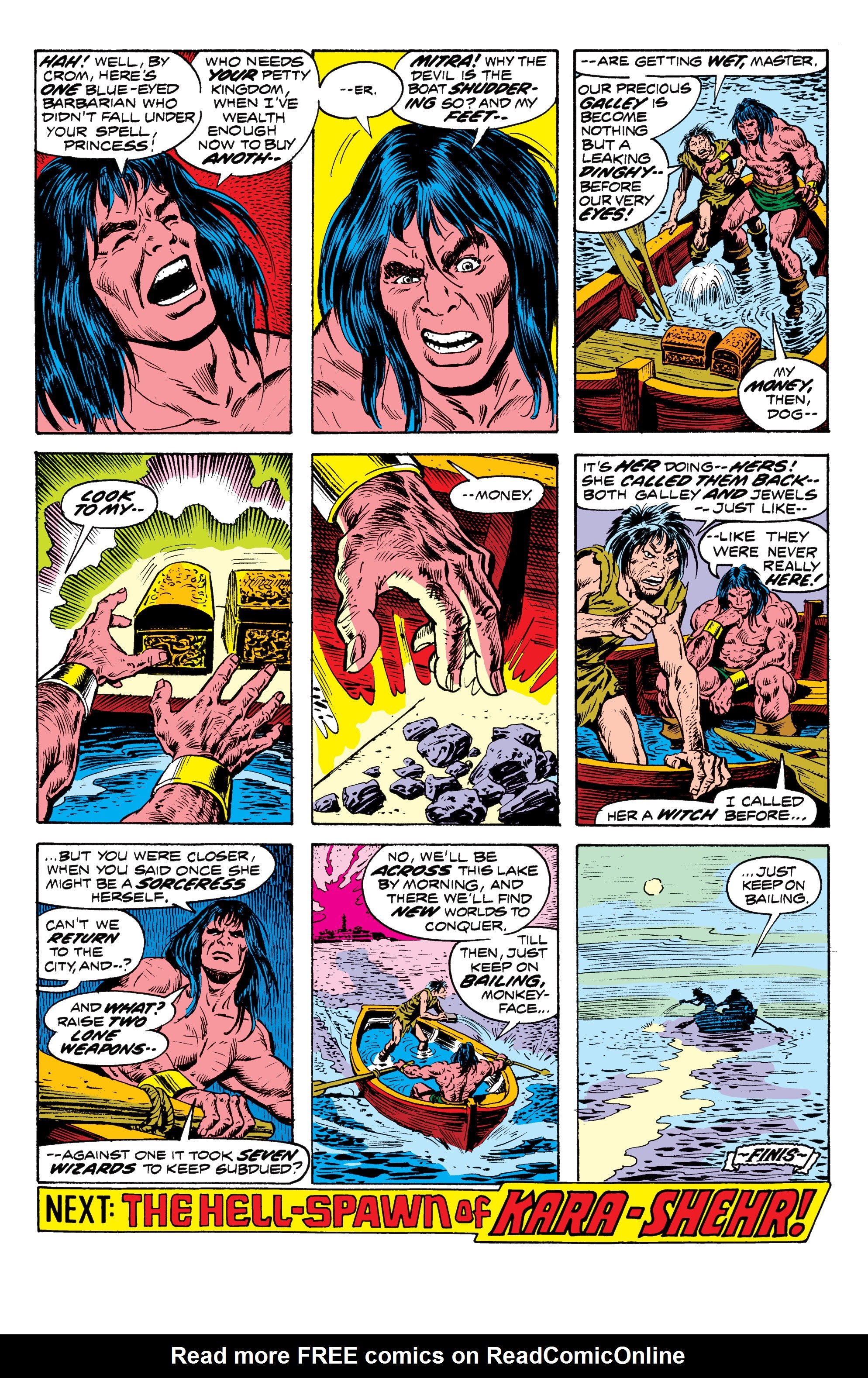 Read online Conan The Barbarian Epic Collection: The Original Marvel Years - The Curse Of The Golden Skull comic -  Issue # TPB (Part 2) - 67