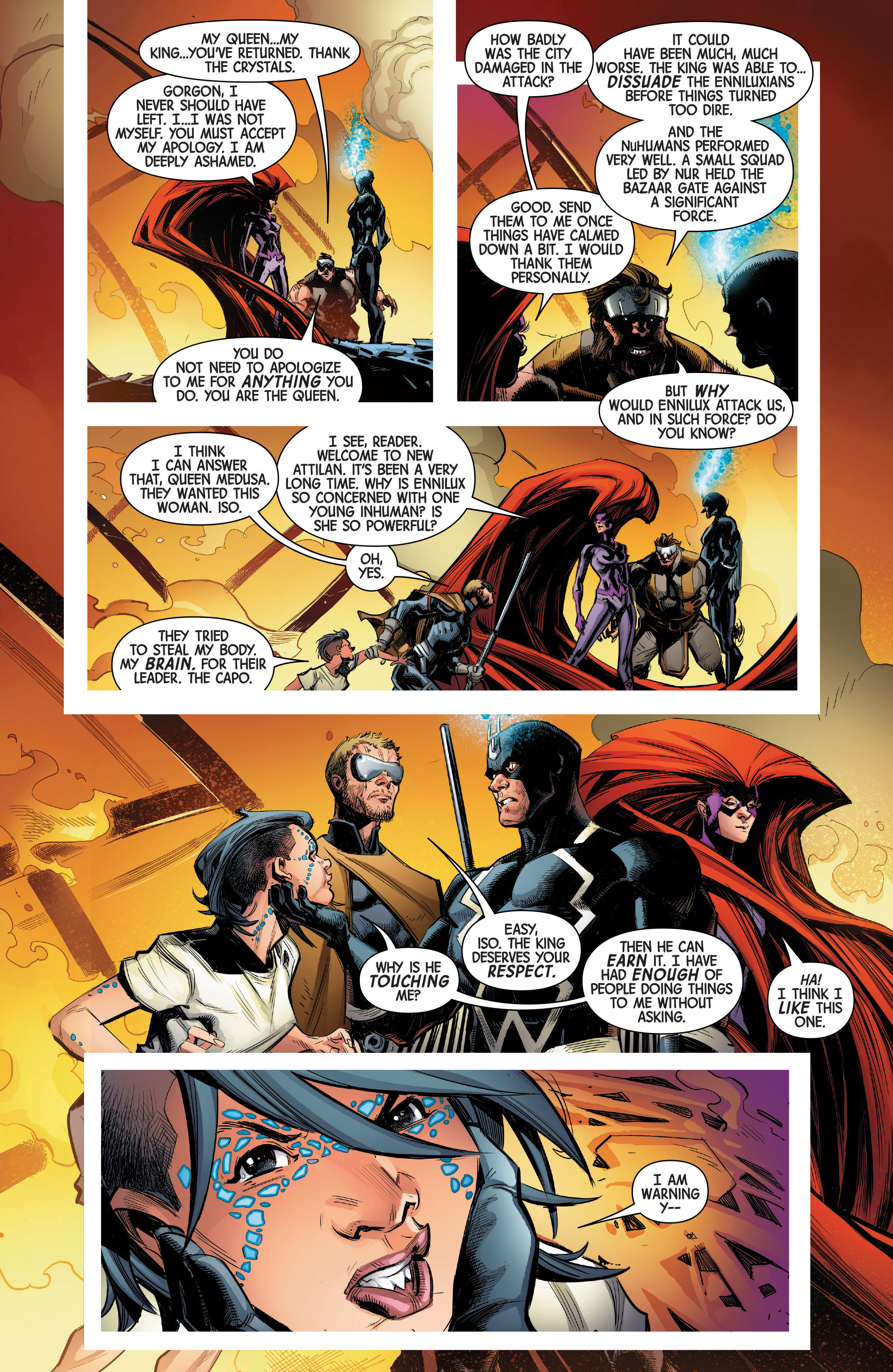 Read online Inhuman (2014) comic -  Issue #12 - 13