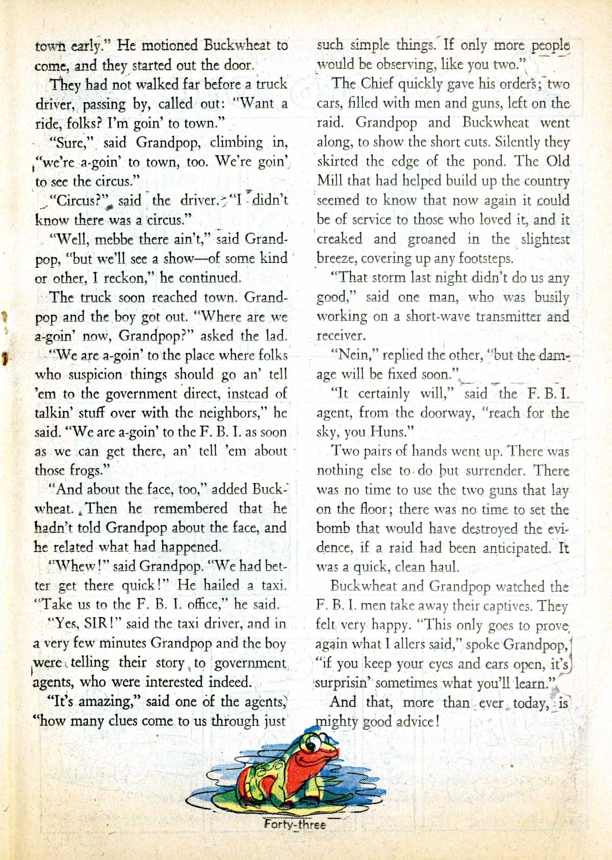 Read online Walt Disney's Comics and Stories comic -  Issue #35 - 45